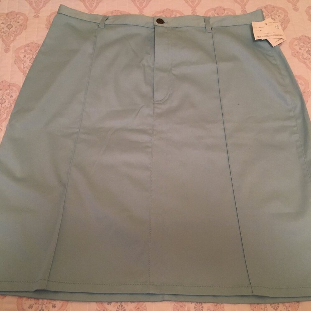 Liz Claiborne light blue skirt size 16